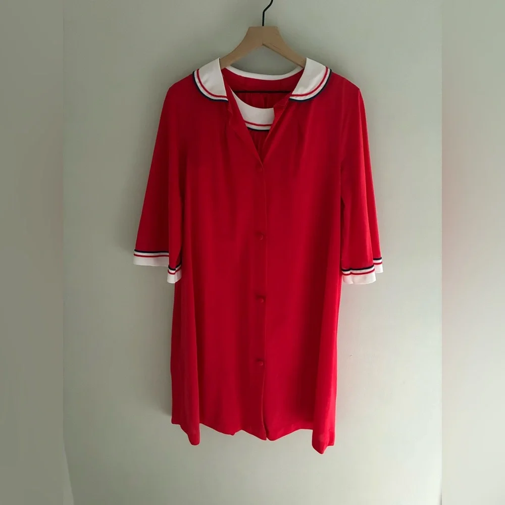 Retro 1950s 1960s Vintage Lorraine Robe‎ and Pajama Gown Set Size Medium